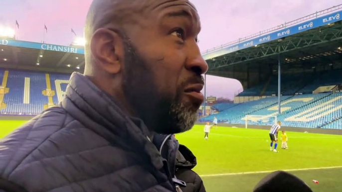 Darren Moore reveals his Sheffield Wednesday half-time chat