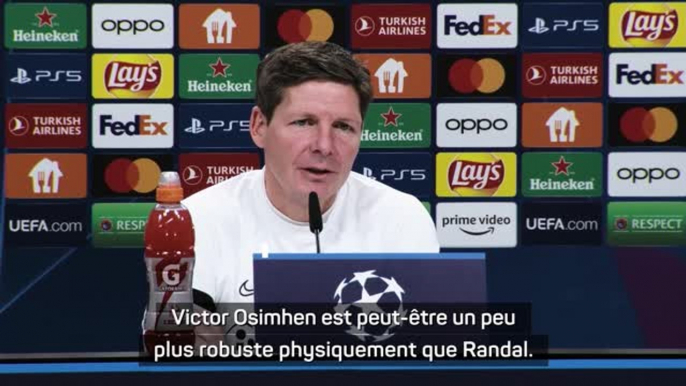 8es - Kolo Muani et Osimhen "dans le top 5 des attaquants" pour Glasner