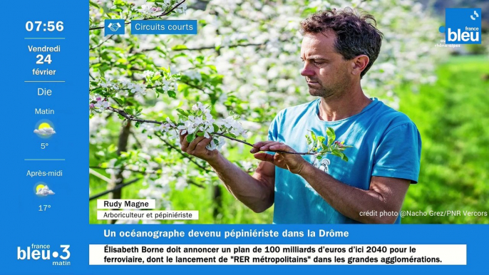 A Saint-Laurent-en-Royans, Pépins & Cie, des arbres fruitiers et des fruits Bio