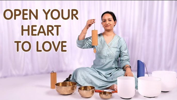 Sound Bath To Attract Love | Love Frequency Music | Heart Healing Mediation | Healing Sounds