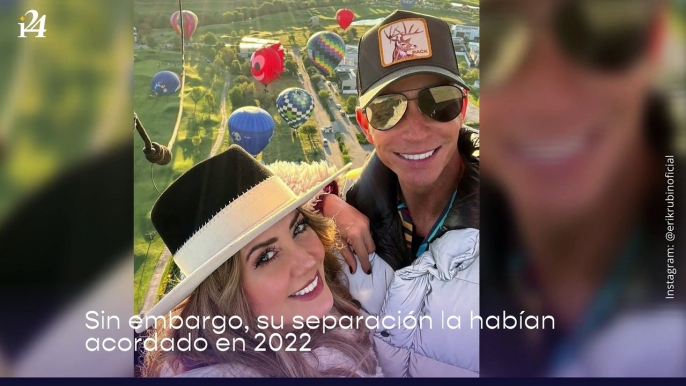 Andrea Legarreta y Erik Rubín anunciaron su separación tras 22 años de casados