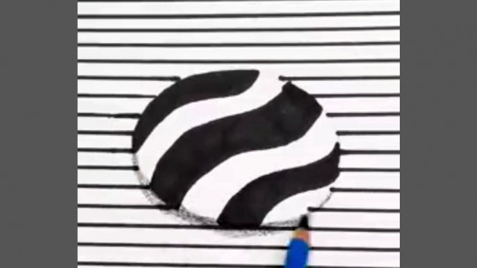 05. How to draw 3d illusion art painting tutorial video | Dailymotion top trending drawing videos 2023