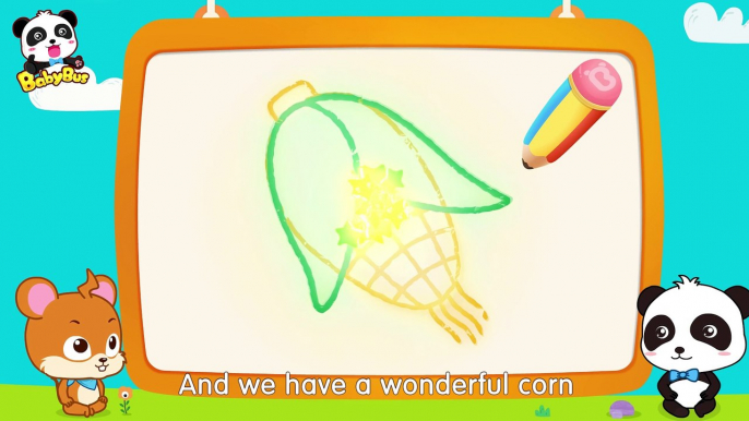 Corn | Funny Cartoons | I love Drawing | BabyBus