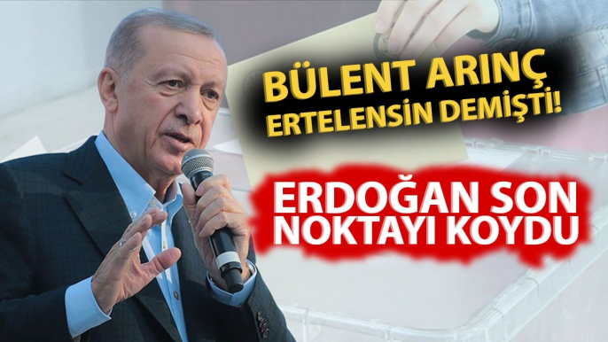 Erdoğan'dan Son Dakika Seçim Tarihi Açıklaması!