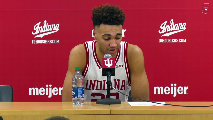 Trayce Jackson-Davis Reacts to Indiana's 90-68 Loss to Iowa