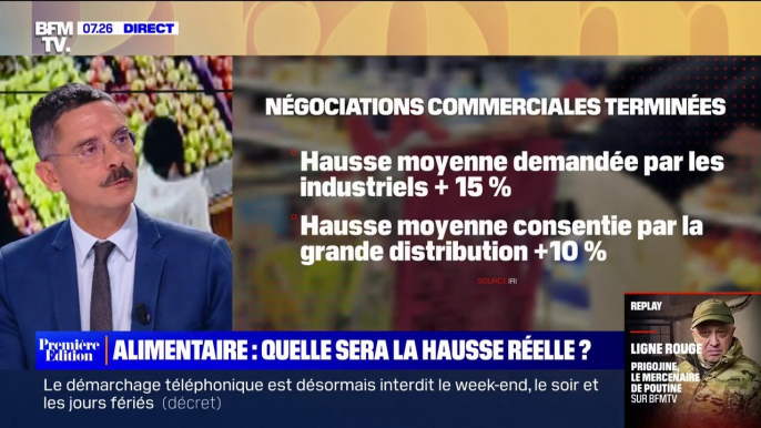 Inflation: quelle sera la hausse réelle des prix des produits alimentaires dans les supermarchés en 2023?