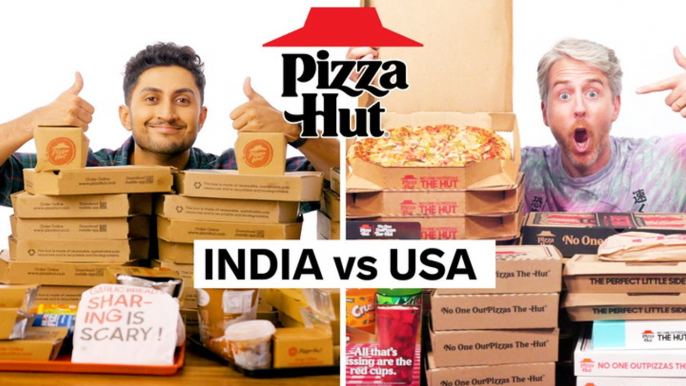 We compared all the differences between the Pizza Hut menus in the US and India