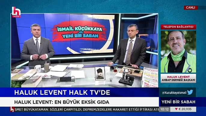 Halk TVde Haluk Levent ve Özgür Özel arasında diyalog... Levent, yemin etti!