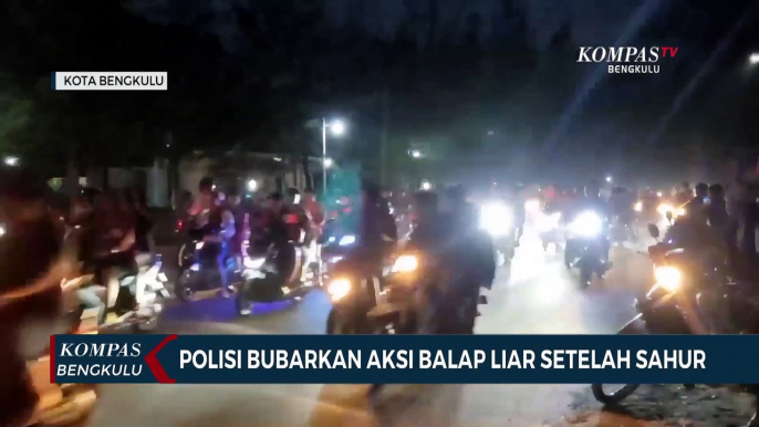 Polisi Bubarkan Aksi Balap Liar Setelah Sahur