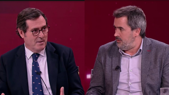 Garamendi (CEOE) sopapea en TVE a Cué (El País) desmontando sus mantras contra los empresarios