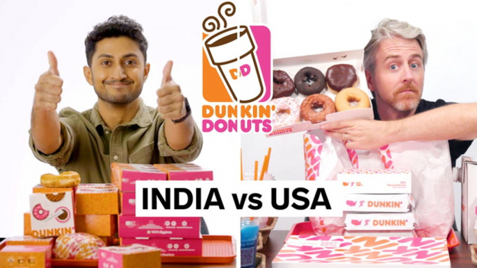 All the differences between Dunkin' in the US and India