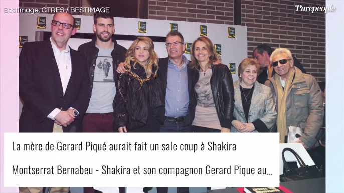 Shakira victime d'un sale coup de la mère de Gerard Piqué : son rôle dans les infidélités de son fils