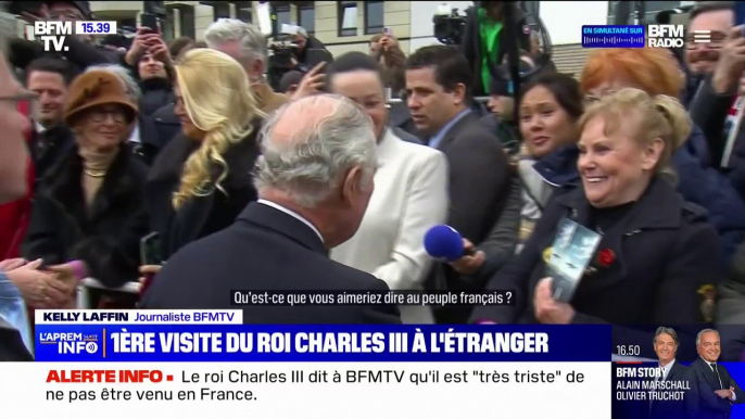 "C'est très triste": le roi Charles III réagit au micro de BFMTV au report de sa visite en France