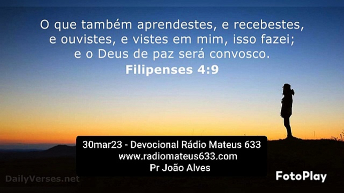 30mar23 - Devocional Rádio Mateus 633