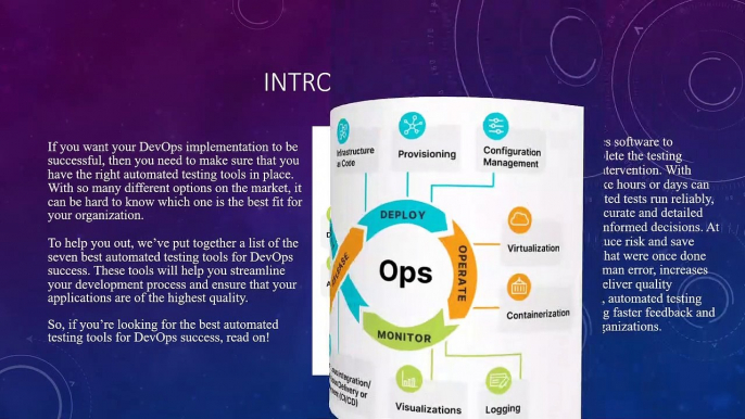 Devops Automated Testing Tools for DevOps Professionals