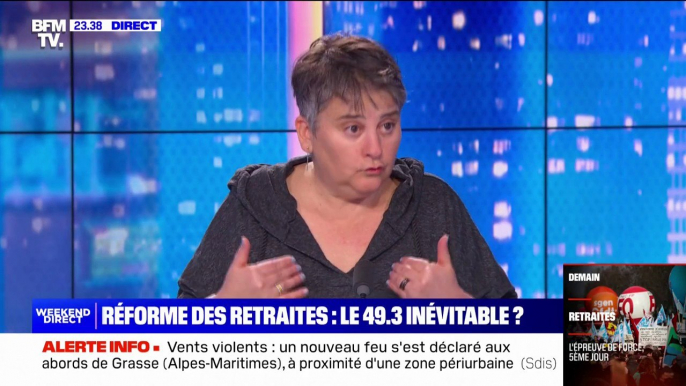 Céline Verzeletti (CGT): "À la CGT, nous continuerons la bataille même si la réforme des retraites est adoptée au Parlement"