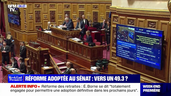 Retraites - Le projet de loi a été voté au Sénat par 195 voix contre 112, hier soir un peu avant minuit en raison de l'utilisation par le gouvernement de l'article 47.1 de la Constitution