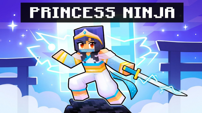 Playing as a PRINCESS NINJA in Minecraft!