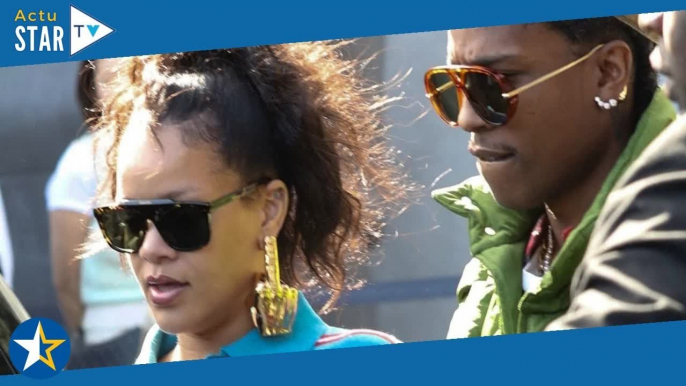 Rihanna enceinte et le ventre complètement à l'air : shopping en amoureux avec ASAP Rocky