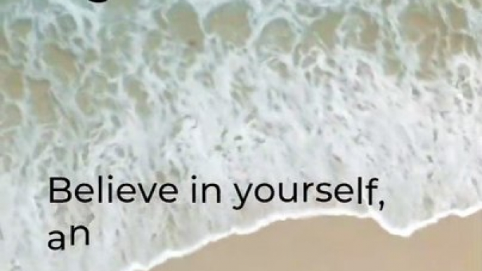 Life Motivation Words "The Power of self-belief"