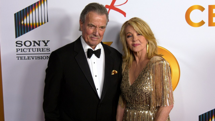 Eric Braeden and Melody Thomas Scott "The Young and the Restless" 50th Anniversary Celebration Red Carpet