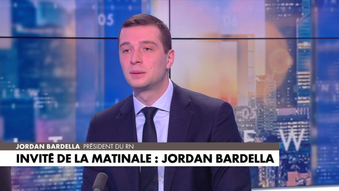 Jordan Bardella : «Il y a des trucs très concrets à régler. Nous on a des propositions et s’ils veulent pas le faire, nous on va le faire»