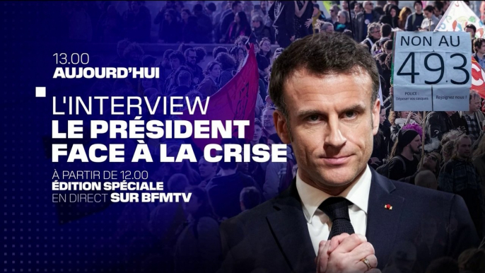 Retraites: suivez en direct l'interview d'Emmanuel Macron