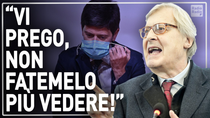 Sgarbi show in Aula: l'attacco sfrenato al Conte II ▷ "Violai tutte le norme. A Speranza preferisco il Covid"