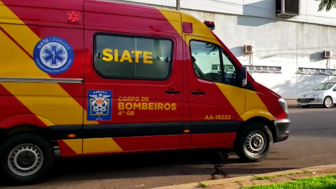 Homem de 60 anos é socorrido com lesão no rosto, após sofrer queda no Bairro Cancelli