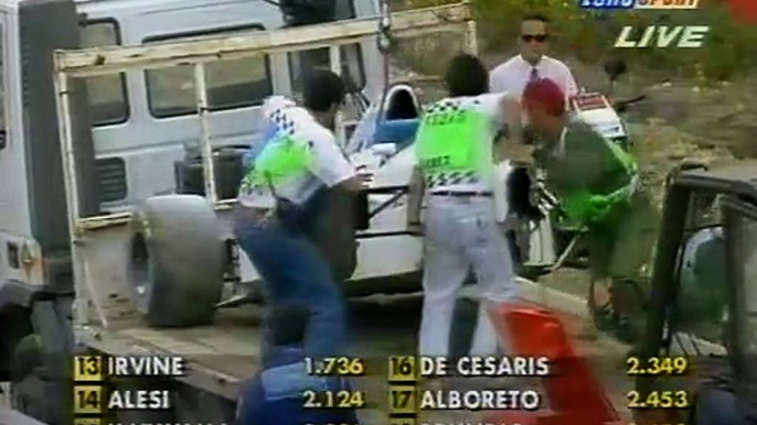 Formula-1 1994 R14 European Grand Prix - Saturday Qualifying (Eurosport - BBC)