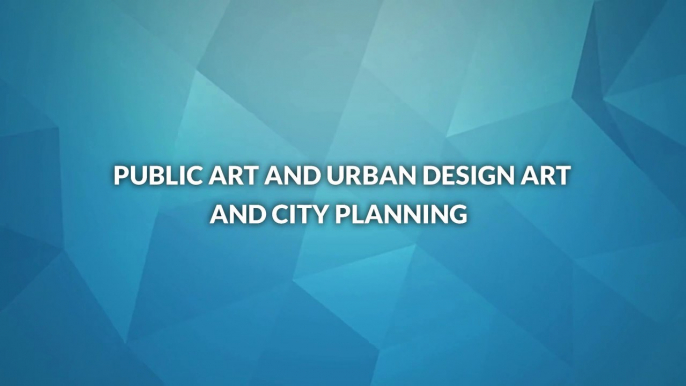 Public Art and Urban Design. Art and City Planning