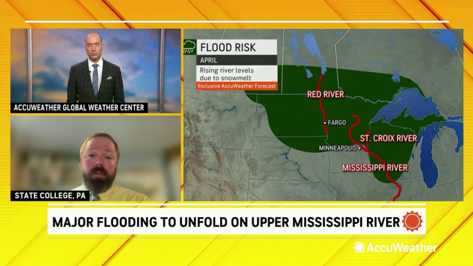 Major flooding to unfold on upper Mississippi River