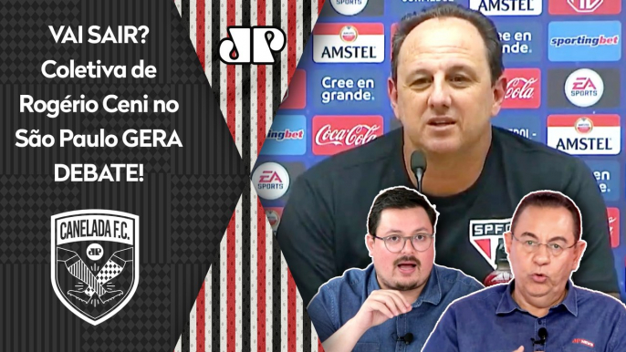 "Olha... Depois dessa DECLARAÇÃO do Rogério Ceni, EU ACHO que..." Coletiva do São Paulo gera DEBATE!