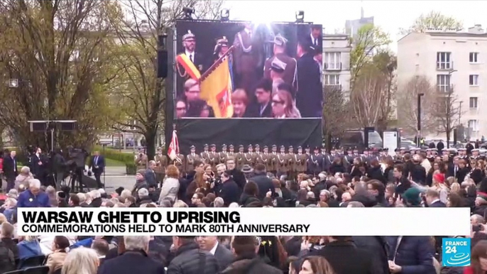 Warsaw Ghetto Uprising commemorated on 80th anniversary