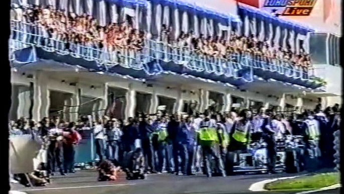 Formula-1 1996 Rd 15 - Portugal - Estoril - Sunday Warm Up (Eurosport)