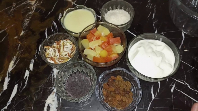 Creamy Fruit Chaat Recipe - Ramadan Iftari -  Just In15 Mins