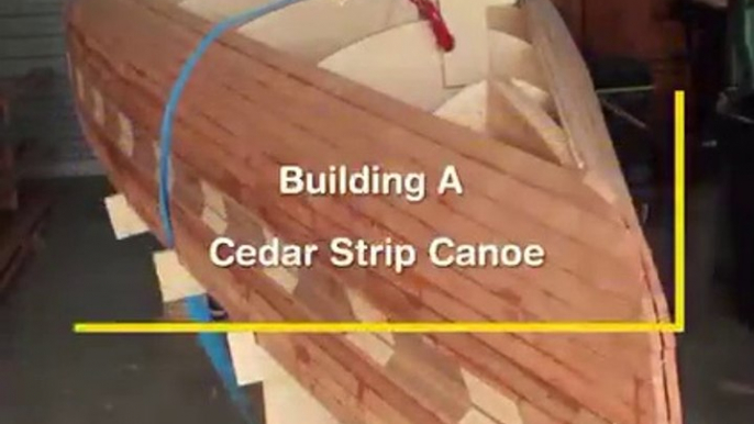 diy building a cedar strip canoe easy way step by step time Lapse- Awesome DIY Project Wooden Boat