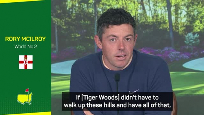 McIlroy backs Tiger as Masters favourite...if there were fewer hills