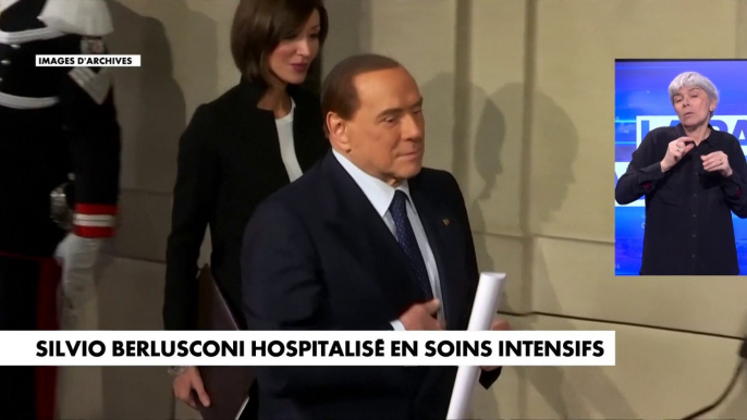 Silvio Berlusconi hospitalisé en soins intensifs à Milan