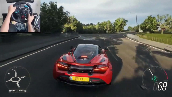 McLaren 720s  Forza Horizon 4  Logitech g29 gameplay __ #trending #gaming #gameplay  #forzahorizon5