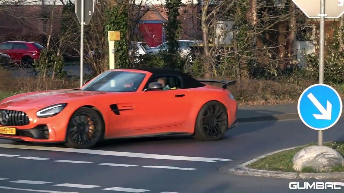 Mercedes-AMG GT R Roadster - Accelerations- Fly By-s - Exhaust Sounds-