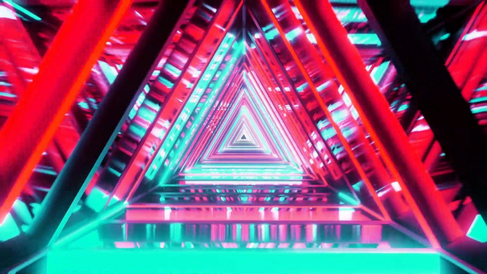 Triangle Light Tunnel VJ Loop