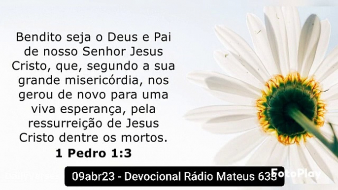 09abr23 - Devocional Rádio Mateus 633