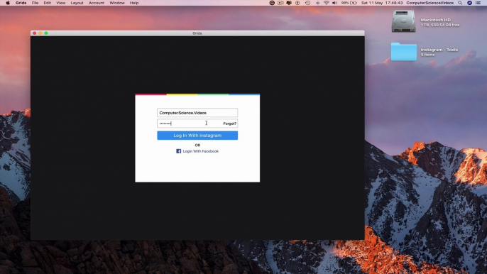 How to USE Instagram on a Computer (GRIDS Application) - Log In to Your Account | Tutorial 2