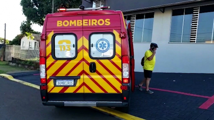 Ciclista fica ferido após sofrer queda no Bairro Periolo