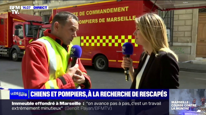 Immeubles effondrés à Marseille: le commandant des opérations de secours estime que l'incendie n'est plus que "résiduel"