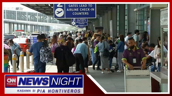 Daloy ng mga pasahero sa NAIA maayos at maluwag pa rin | News Night