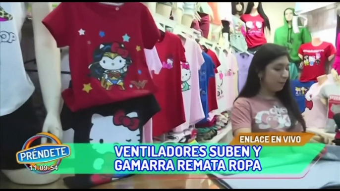 ¡Gamarra con precios de locura! Comerciantes rematan prendas de otoño