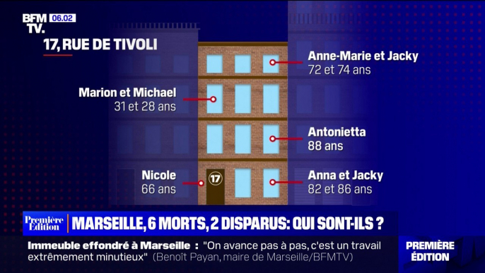 Immeubles effondrés à Marseille: qui sont les habitants du 17 rue de Tivoli?