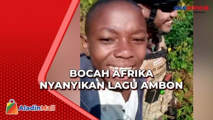 Keren! Momen Lagu Ambon 'Beta Janji' Dinyanyikan Oleh Bocah Afrika